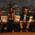 Camilo Fernández, director TPV; Catalina Schorr, directora comercial de Cool Carriers Chile; Ricardo Barckhahn, managing director de Cool Carriers Chile y Matías Laso, presidente TPV.