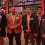Ciro González (Seatrade); Andrés Olivares (MultiAceros); Tetsuo Morimoto (K-Line), Marco Liempi (SAIC Motor) y Gerald Muñoz (IMEL).